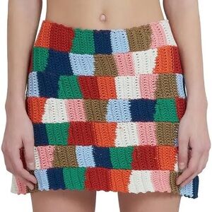 Marni No Vacancy Inn color-block mini skirt - 36